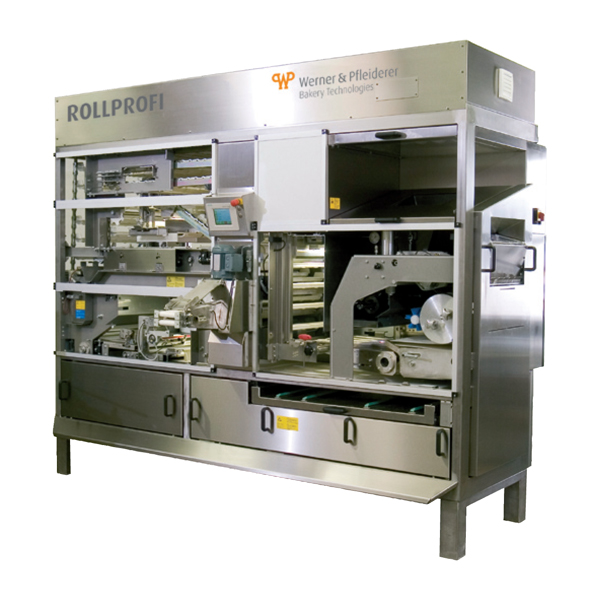Компактная установка для производства булочек с надрезкой с интегрированной головной делительно-округлительной машиной ROLLPROFI